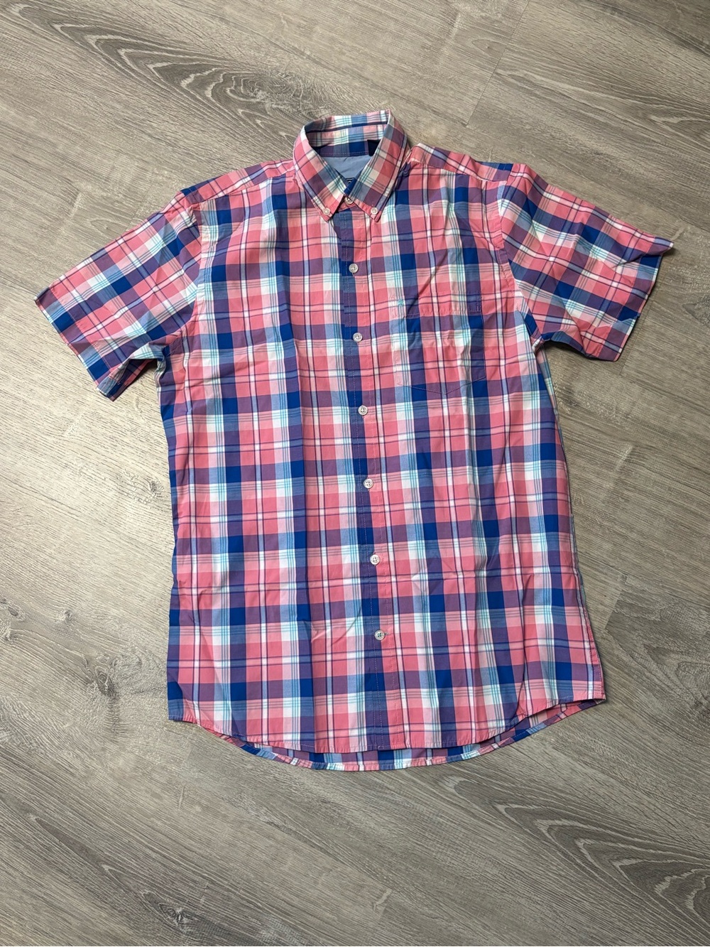 IZOD Mens Shirt-Plaid